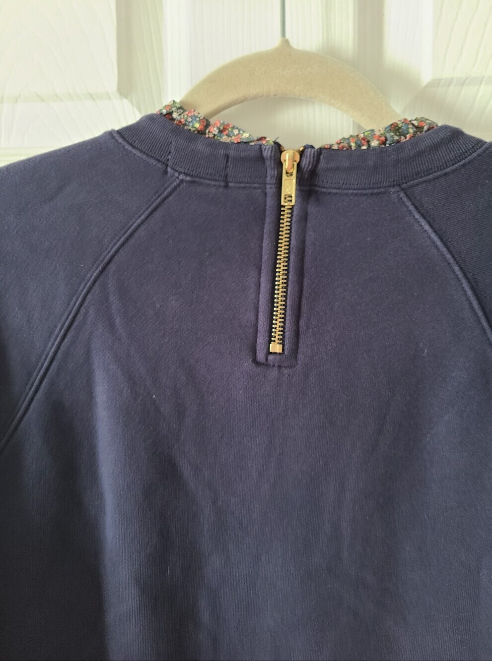 J.Crew Woven Ruffle Neck Pullover - Picture 5 of 6